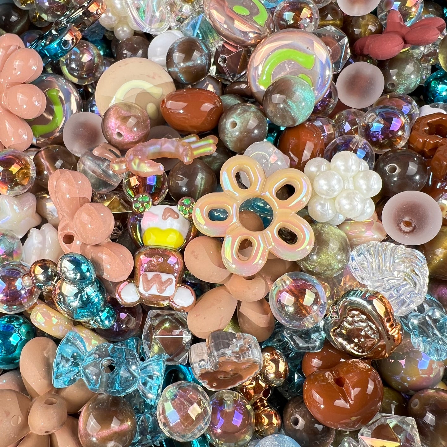 K10-Brown Style Beautiful and Cute DIY Mixed Beads and Accessories