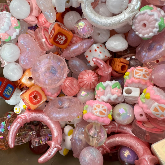 K08-Pink Style Beautiful and Cute DIY Mixed Beads and Accessories
